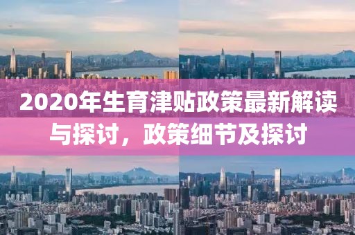 2020年生育津貼政策最新解讀與探討，政策細(xì)節(jié)及探討