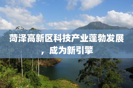 菏澤高新區(qū)科技產(chǎn)業(yè)蓬勃發(fā)展，成為新引擎