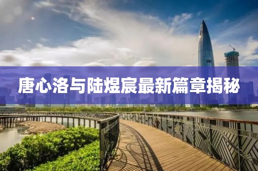 唐心洛與陸煜宸最新篇章揭秘