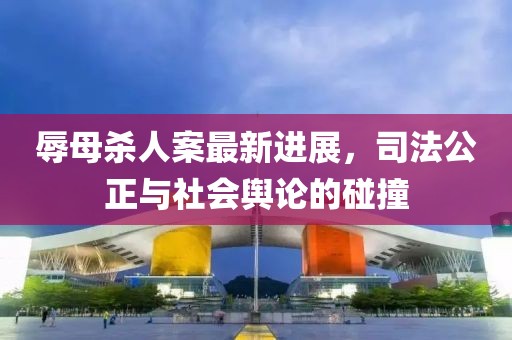 辱母殺人案最新進(jìn)展，司法公正與社會(huì)輿論的碰撞