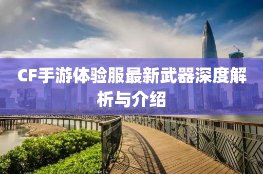 CF手游體驗(yàn)服最新武器深度解析與介紹