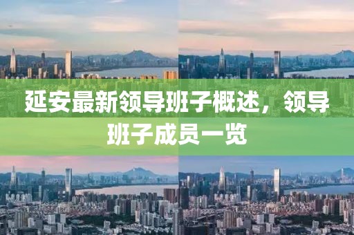 延安最新領(lǐng)導(dǎo)班子概述，領(lǐng)導(dǎo)班子成員一覽