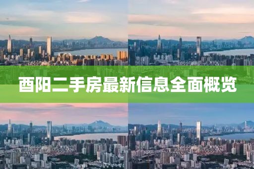 酉陽(yáng)二手房最新信息全面概覽