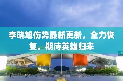 李曉旭傷勢最新更新，全力恢復，期待英雄歸來