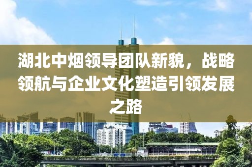 湖北中煙領(lǐng)導(dǎo)團(tuán)隊(duì)新貌，戰(zhàn)略領(lǐng)航與企業(yè)文化塑造引領(lǐng)發(fā)展之路