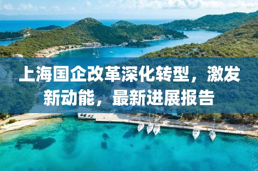 上海國企改革深化轉(zhuǎn)型，激發(fā)新動能，最新進(jìn)展報告