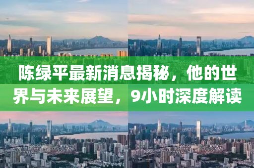 陳綠平最新消息揭秘，他的世界與未來(lái)展望，9小時(shí)深度解讀