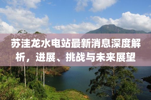 蘇洼龍水電站最新消息深度解析，進(jìn)展、挑戰(zhàn)與未來(lái)展望