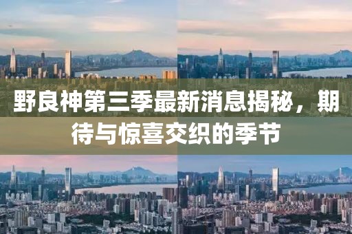 野良神第三季最新消息揭秘，期待與驚喜交織的季節(jié)