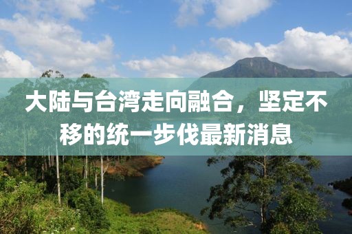 大陸與臺灣走向融合，堅定不移的統(tǒng)一步伐最新消息