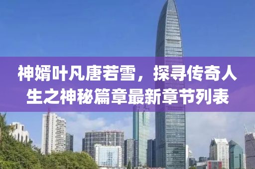 神婿葉凡唐若雪，探尋傳奇人生之神秘篇章最新章節(jié)列表
