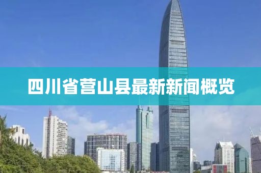 四川省營山縣最新新聞概覽