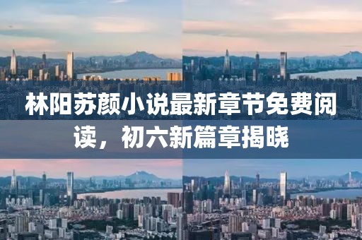 林陽蘇顏小說最新章節(jié)免費閱讀，初六新篇章揭曉