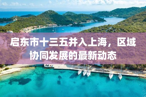 啟東市十三五并入上海，區(qū)域協(xié)同發(fā)展的最新動態(tài)