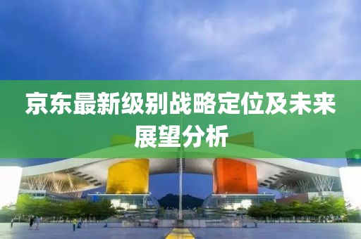 京東最新級別戰(zhàn)略定位及未來展望分析