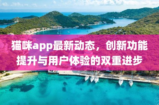 貓咪app最新動態(tài)，創(chuàng)新功能提升與用戶體驗(yàn)的雙重進(jìn)步