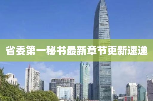 省委第一秘書最新章節(jié)更新速遞