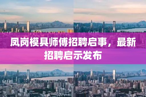 鳳崗模具師傅招聘啟事，最新招聘啟示發(fā)布