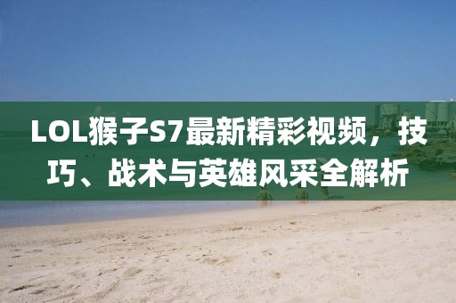 LOL猴子S7最新精彩視頻，技巧、戰(zhàn)術(shù)與英雄風采全解析