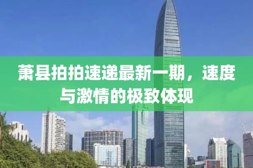 蕭縣拍拍速遞最新一期，速度與激情的極致體現(xiàn)