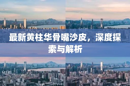 最新黃柱華骨嘴沙皮，深度探索與解析
